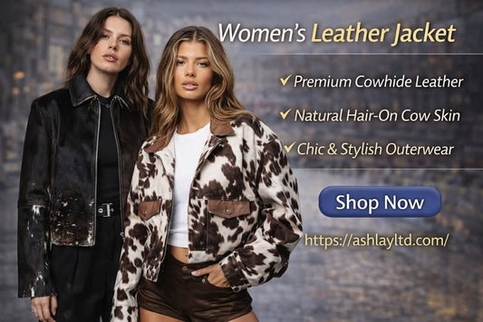 Why Women’s Genuine Cowhide Hair-On Leather Jackets Are Trending in 2026