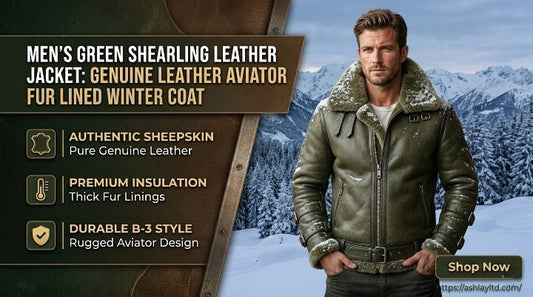 Why Men’s Real Leather Shearling Jackets Are the Ultimate Winter Luxury in 2026