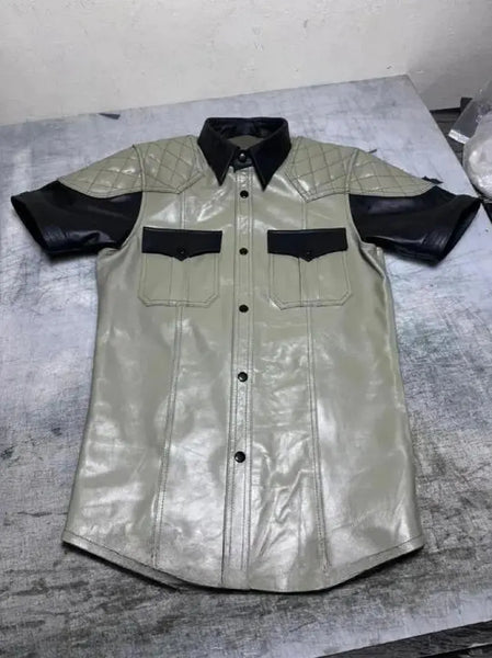 Leather T-Shirt