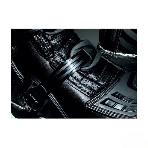 MX Defender Black Motorcycle Racing & Off-Road Boots – Heavy-Duty Protective Riding Footwear