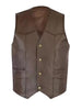 Men's Leather Vest | Handmade Biker cow leather Vest For Men / special gift for someone special person .