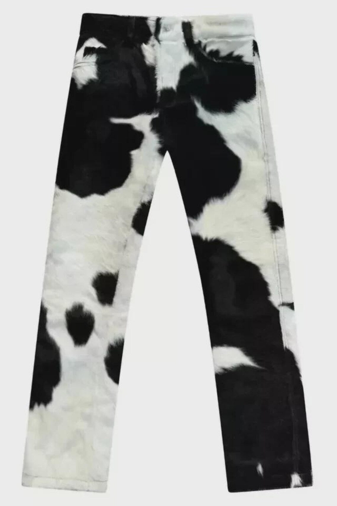 Genuine Cowhide Leather Pants for Men – Natural Hair-On Western Style Trousers Made from Real Cow Skin – Unique Handmade Statement Piece PRIMEleatheritems 4.5 out of 5 stars