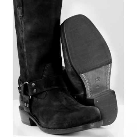 Chopper Tour Matt Black Urban Series Motorcycle Boots – Premium Street and Touring Footwear