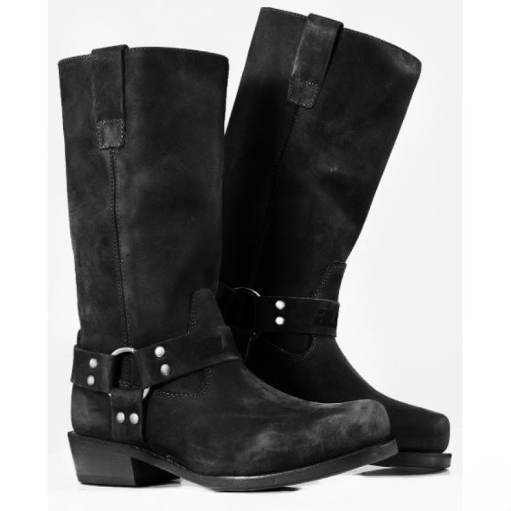 Chopper Tour Matt Black Urban Series Motorcycle Boots – Premium Street and Touring Footwear