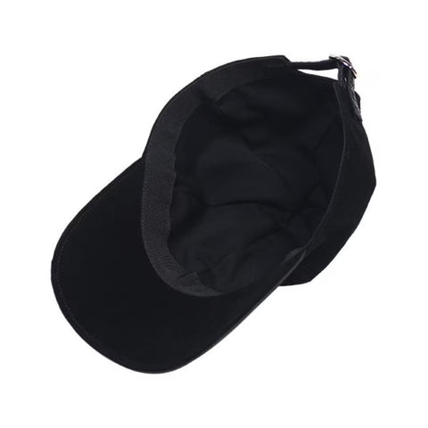 Handmade Genuine Crocodile Leather Baseball Cap | Black Velvet & Belly Skin | Adjustable Luxury Cap for Men and Women | Premium Gift Idea