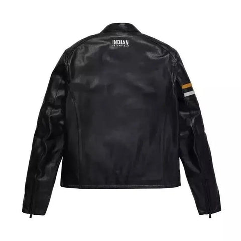 Indian Motorcycle Replica Leather Jacket -Men's Black Leather jacket Genuine Leather Jacket Is a Perfect Gift for Any Special Person