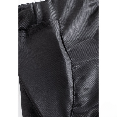 Men’s Classic Black Leather Pants – Slim Fit Motorcycle Riding & Streetwear Trousers