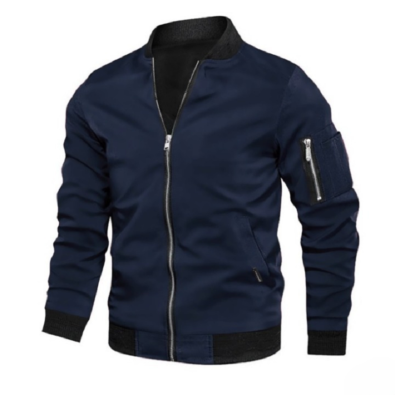 Bomber Blue Kevlar Men’s Textile Motorcycle Jacket – Armored, Breathable & All-Season Riding Gear