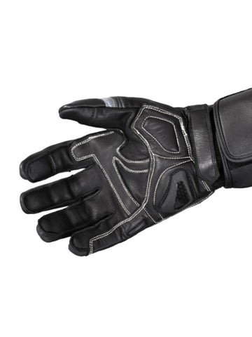 Premium Waterproof Leather Motorcycle Gloves with Thermal Lining and Reinforced Protection