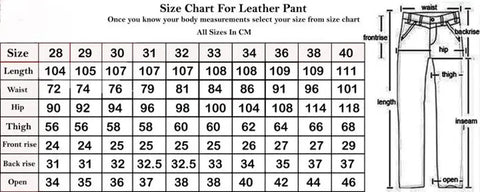Men's Real Cowhide Leather Quilted Biker Red Pant | Open Front Bold Clubwear | Unique Fetish Style Trouser