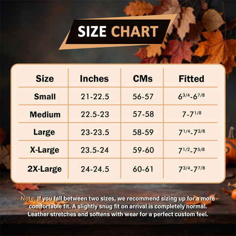 Unisex Genuine Leather Halloween Top Hat - Orange Pumpkin Jack O'Lantern