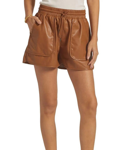 Hand Crafted Sheep Leather Shorts – High Waist Mini Biker Shorts, Soft Genuine Leather, Stylish & Durable Women’s Festival Streetwear