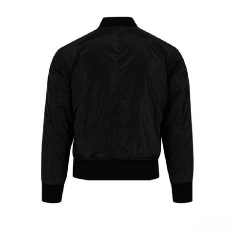 Bomber Black Kevlar Textile Motorcycle Jacket – Armored, Durable & All-Season Riding Gear for Men