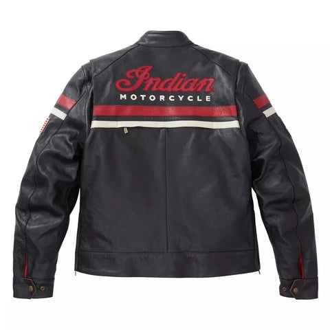 Indian Motorcycle Replica Leather Jacket -Men's Black Leather jacket Genuine Leather Jacket Is a Perfect Gift for Any Special Person