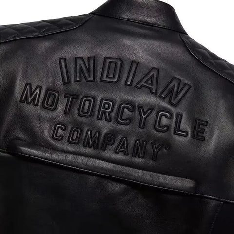 Indian Motorcycle Replica Leather Jacket -Men's Black Leather jacket Genuine Leather Jacket Is a Perfect Gift for Any Special Person