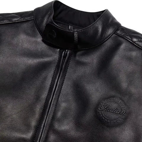 Indian Motorcycle Replica Leather Jacket -Men's Black Leather jacket Genuine Leather Jacket Is a Perfect Gift for Any Special Person