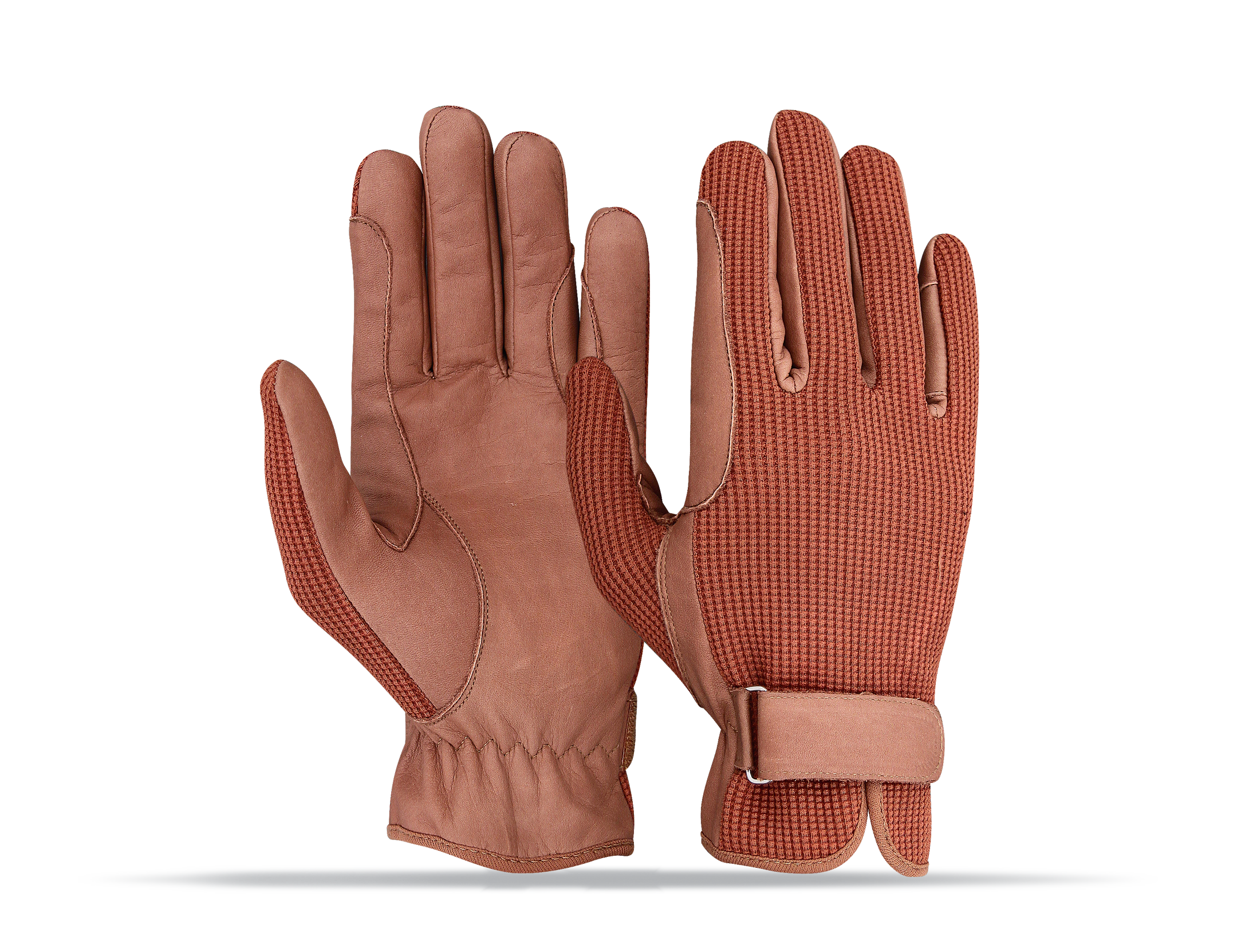 Brown Leather Horse Riding Gloves  | Premium Equestrian Gloves