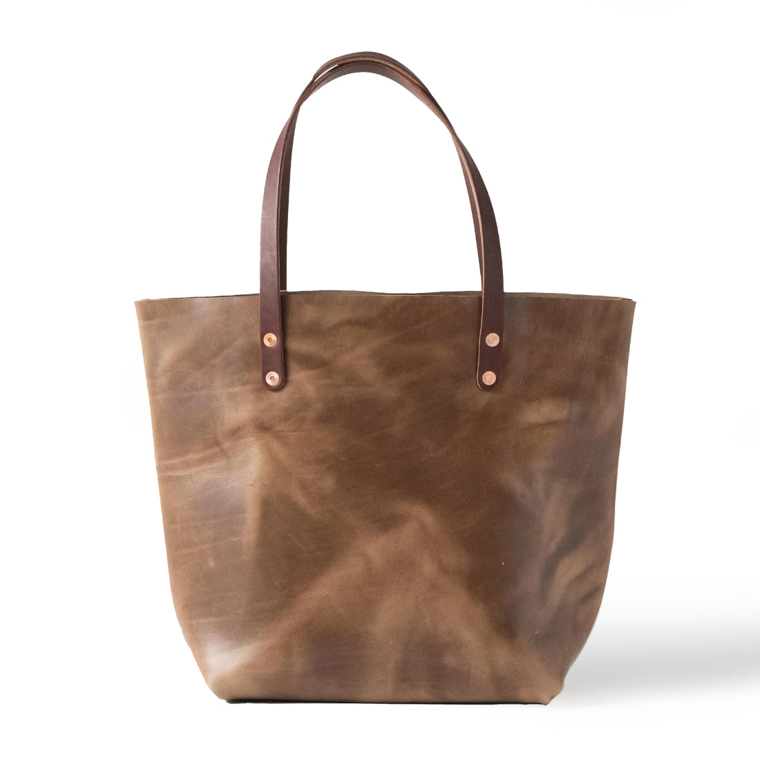 Brown Leather Tote Bag for Women | Handmade Full-Grain Everyday Leather Shopper UK
