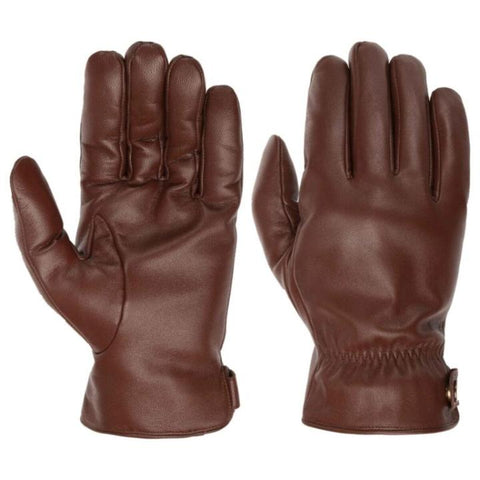 Classic Brown Leather Western Riding Gloves – Premium Equestrian Gloves for Men & Women 