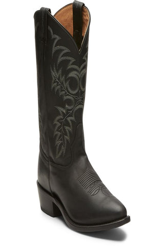 Men's Classic Black Leather Cowboy Boots | Premium Western Style