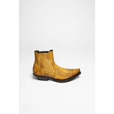 Leather Cowboy Ankle Boots – Western Style Premium Ankle Boots