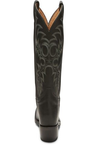 Men's Classic Black Leather Cowboy Boots | Premium Western Style