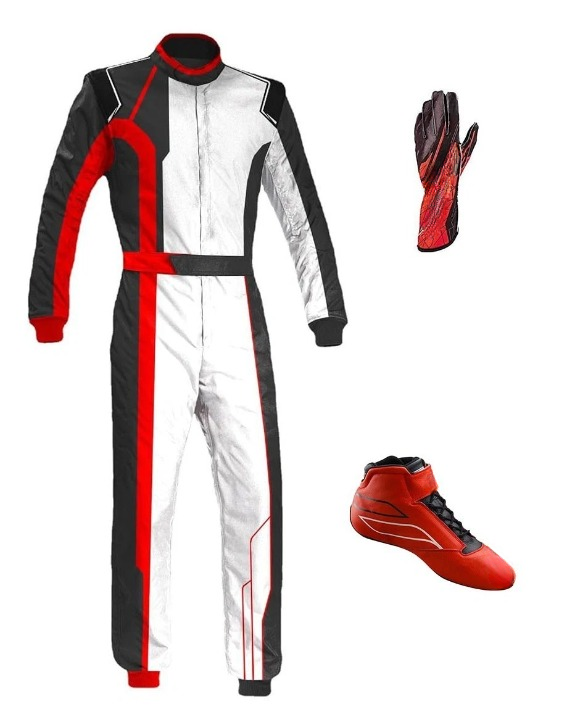 Digital Print Go Kart Suit, Shoes & Gloves Kit | All-in-One