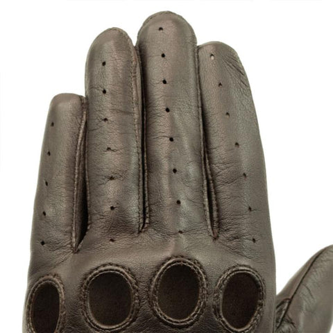 Breathable Sheepskin Leather Driving Gloves – Unlined Precision Fit & Comfort