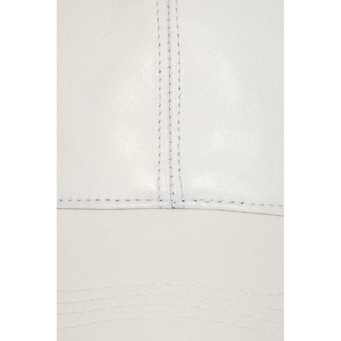 White Leather Baseball Cap – Stylish & Premium Headwear for Men and Women
