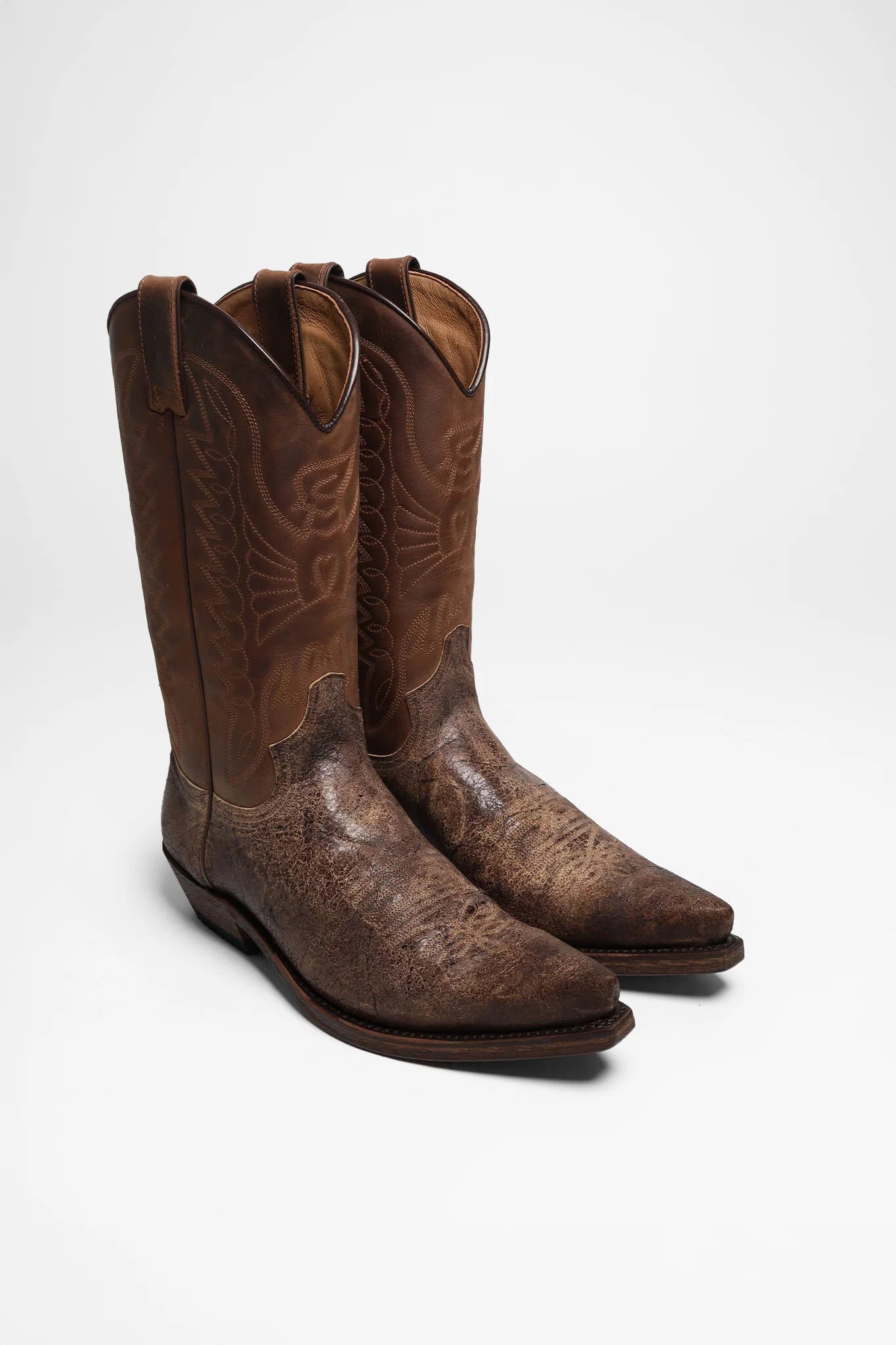 High Brown Leather Cowboy Boots UK | Premium Western Riding Boots