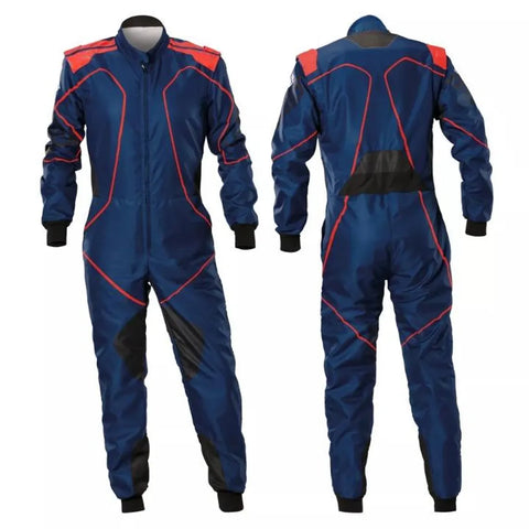 Digital Printed Go-Kart Racing Suit | One-Piece Karting Race Outfit