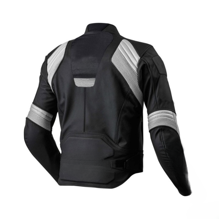 Men’s Black Stealth Armored Motorcycle Jacket - Waterproof Textile Riding Gear - All-Season Reflective Biker Jacket with CE Armor Pockets