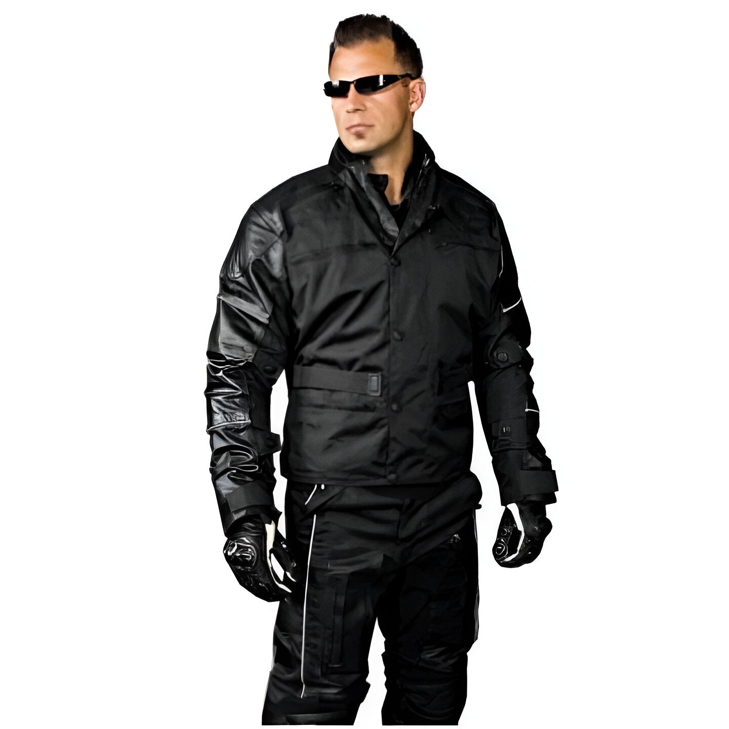 Men's Black Textile Motorcycle Jacket – Touring Gear