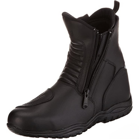 Men’s Professional Leather Motorcycle Touring Boots Waterproof 