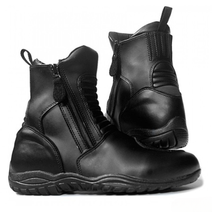 
Men’s Performance Leather Riding Sneakers – Reinforced Urban Biker Boots
