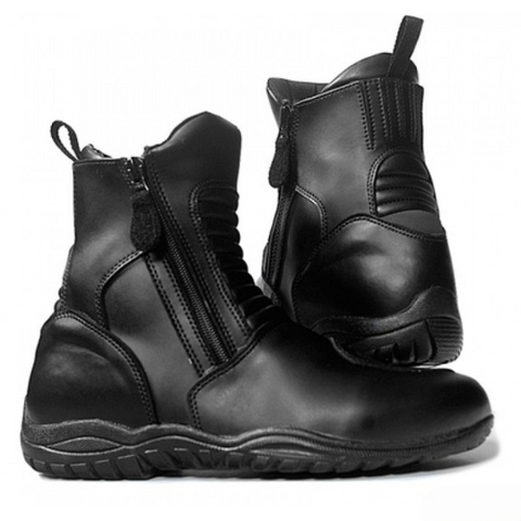 
Men’s Performance Leather Riding Sneakers – Reinforced Urban Biker Boots

