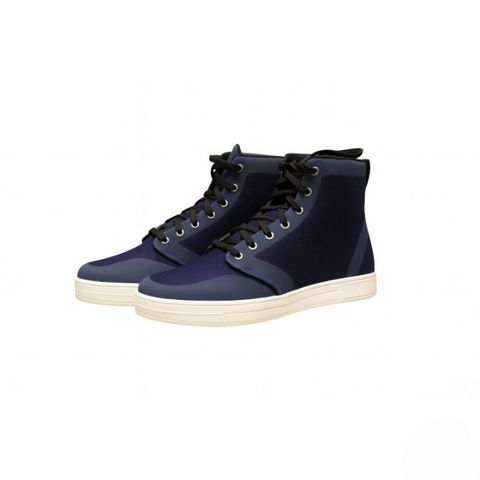 Men’s Urban Heritage Leather Motorcycle Sneakers -Certified Retro Riding Boots