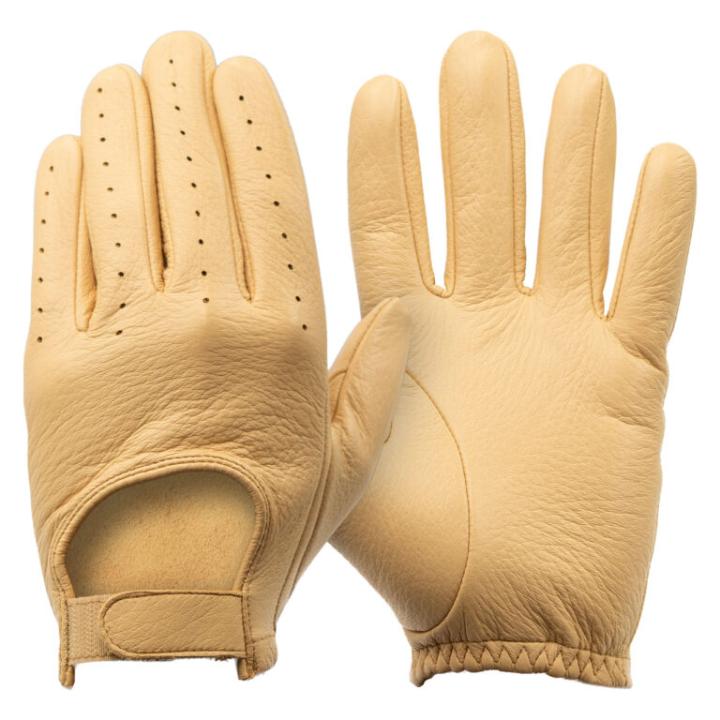 Breathable Sheepskin Leather Driving Gloves – Unlined Comfort & Precision Fit