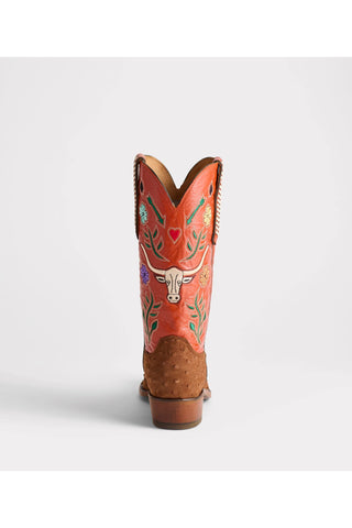 Men’s High Cowboy Boots – Fully-Stitched Western Motif Leather Boots & Shoes