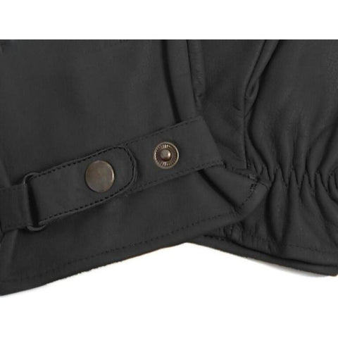 Premium Black Leather Western Riding Gloves – Durable, Comfortable & Stylish