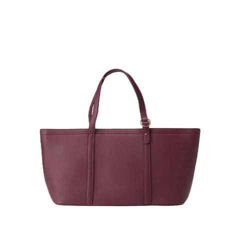 Women Real Leather Tote Bag Large Shoulder Handbag Elegant Work Office Purse