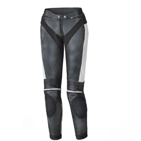 Womens White Leather Motorcycle Pants –
Racing Gear with Protection