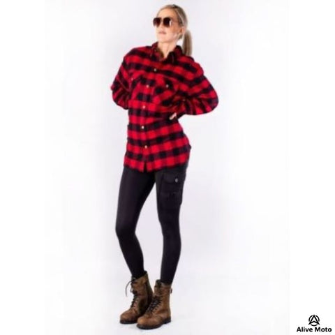 Biker Lady Cargo Touring Motorcycle Leggings – Stylish Protective Riding Pants for Women