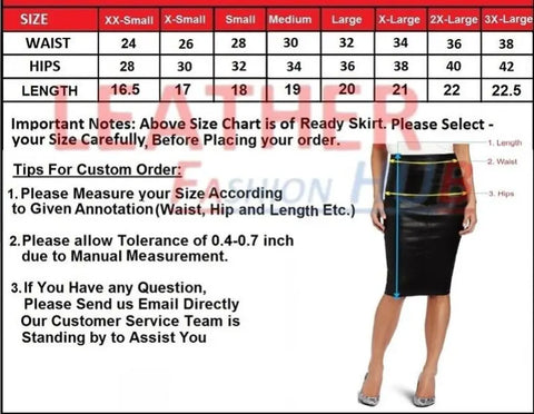 Women's & Girls Genuine High Quality Lambskin leather mini skirt