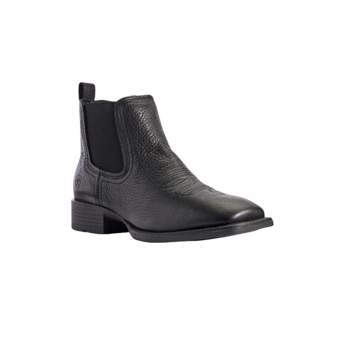 Ultra Black Square Toe Western Boots | Premium Men’s Western Footwear