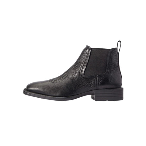 Ultra Black Square Toe Western Boots | Premium Men’s Western Footwear