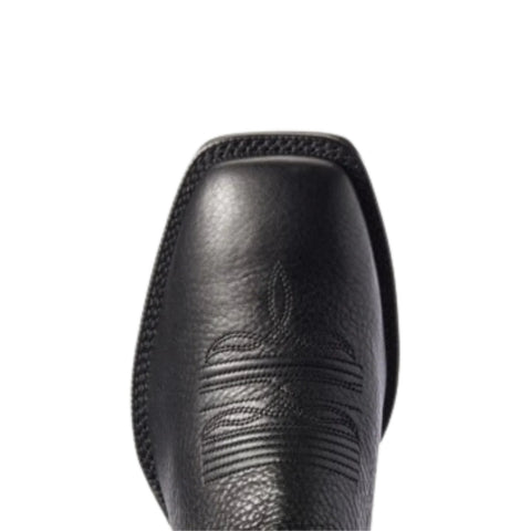 Ultra Black Square Toe Western Boots | Premium Men’s Western Footwear