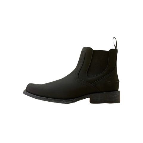 Matte Black Square Toe Western Boots | Premium Men’s Western Footwear