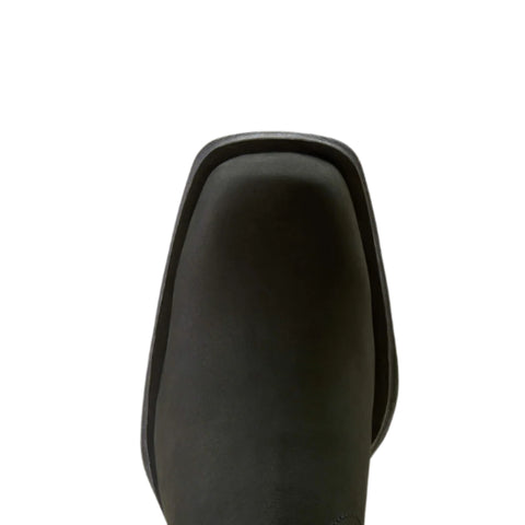 Matte Black Square Toe Western Boots | Premium Men’s Western Footwear