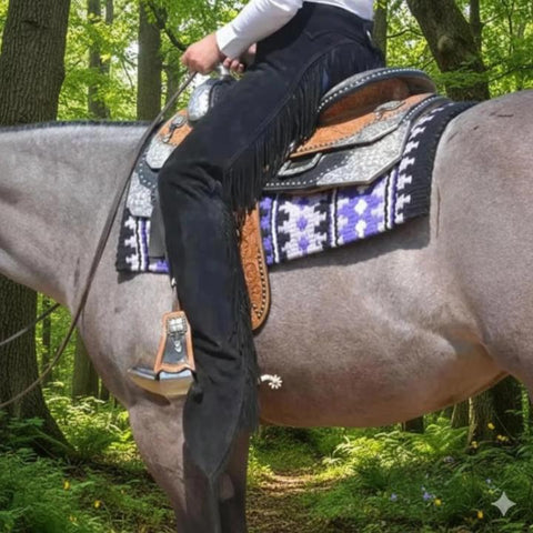 Men’s Cowboy Work Pants – Western Riding & Ranch Trousers